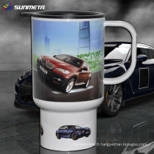 Tasse de sublimation de Sunmeta Tasses de voyage Tasses de voiture